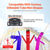 VEVOR Inflatable Tube Man Blower, 1 HP, Blower Fan for Wacky Waving Inflatable Tube Guy, PP Shell, IPX3 Waterproof, Fits 18" Diameter Outdoor Inflatable Wind Flying Tube Man(No Inflatable)