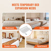 VEVOR Bed Bridge, King Bed Converter Kit, Split King Gap Filler for Adjustable Bed Mattress Connector Mattress Gap Filler with Heavy Duty Metal Buckle Strap 25D Memory Foam (100" L x 24" W)