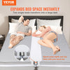 VEVOR Bed Bridge, King Bed Converter Kit, Split King Gap Filler for Adjustable Bed Mattress Connector Mattress Gap Filler with Heavy Duty Metal Buckle Strap 25D Memory Foam (75" L x 10" W)