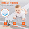 VEVOR Bed Bridge, King Bed Converter Kit, Split King Gap Filler for Adjustable Bed Mattress Connector Mattress Gap Filler with Heavy Duty Metal Buckle Strap 25D Memory Foam (75" L x 10" W)
