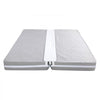 VEVOR Bed Bridge, King Bed Converter Kit, Split King Gap Filler for Adjustable Bed Mattress Connector Mattress Gap Filler with Heavy Duty Metal Buckle Strap 25D Memory Foam (75" L x 10" W)