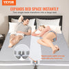 VEVOR Bed Bridge, King Bed Converter Kit, Split King Gap Filler for Adjustable Bed Mattress Connector Mattress Gap Filler with Heavy Duty Metal Buckle Strap 25D Memory Foam (75"L x 12"W)