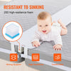 VEVOR Bed Bridge, King Bed Converter Kit, Split King Gap Filler for Adjustable Bed Mattress Connector Mattress Gap Filler with Heavy Duty Metal Buckle Strap 25D Memory Foam (75"L x 12"W)