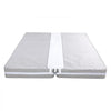 VEVOR Bed Bridge, King Bed Converter Kit, Split King Gap Filler for Adjustable Bed Mattress Connector Mattress Gap Filler with Heavy Duty Metal Buckle Strap 25D Memory Foam (75"L x 12"W)