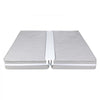VEVOR Bed Bridge, King Bed Converter Kit, Split King Gap Filler for Adjustable Bed Mattress Connector Mattress Gap Filler with Heavy Duty Metal Buckle Strap 25D Memory Foam (75" L x 8" W)
