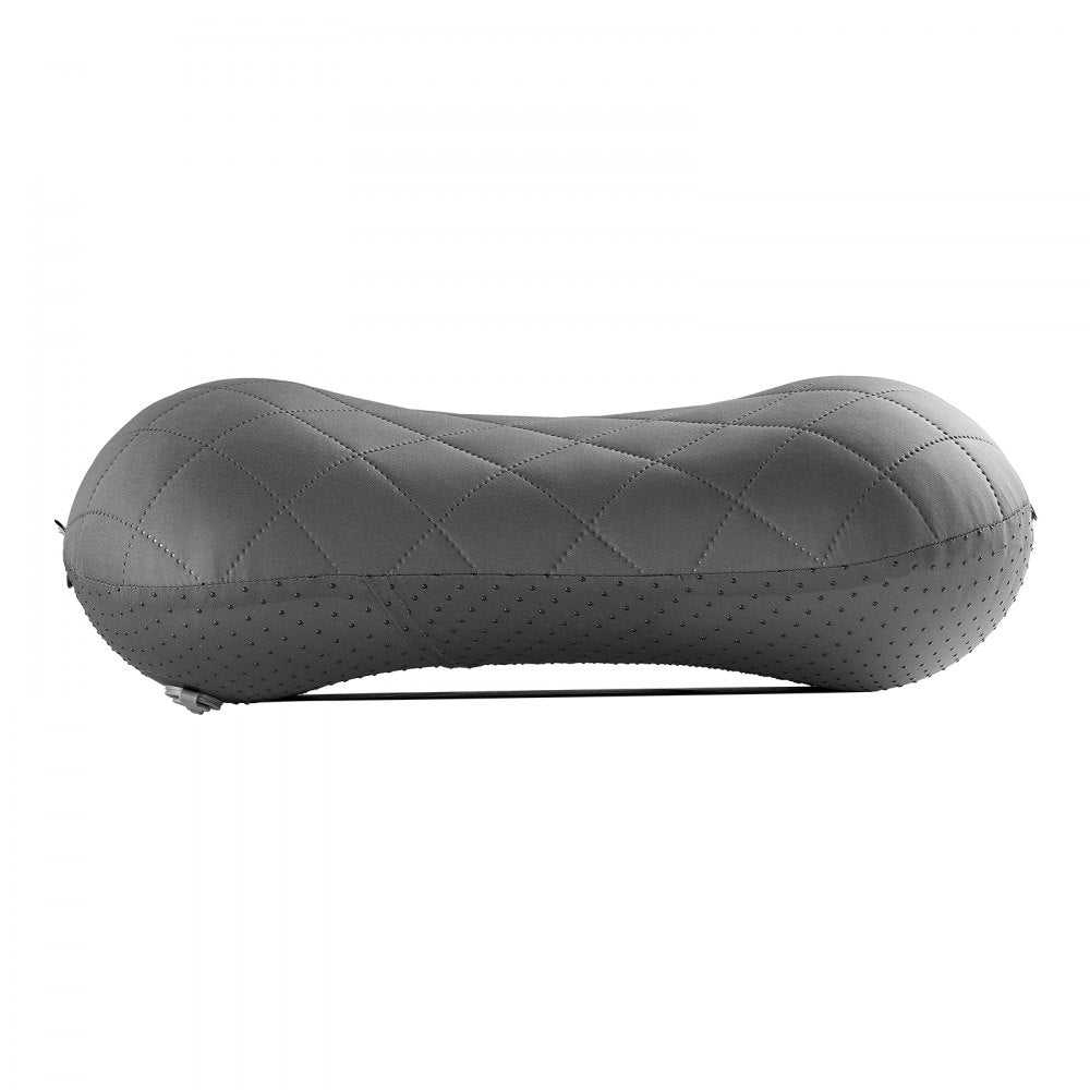 VEVOR Inflatable Camping Pillow, 5-Inch Thickened Travel Pillow, Soft Backpacking Pillows with Removable & Washable Cover, Storage Bag, Lightweight and Portable for Camping, Air Travel, Hiking, Office