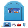 VEVOR Inflatable Paint Booth, 13 x 10 x 9 ft, Portable Spray Booth with 750W Powerful Blower and Large Filter Cotton, Arched Roof Blow Up Painting Tent for Bike, Motorcycle, and Furniture, Blue