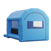 VEVOR Inflatable Paint Booth, 13 x 10 x 9 ft, Portable Spray Booth with 750W Powerful Blower and Large Filter Cotton, Arched Roof Blow Up Painting Tent for Bike, Motorcycle, and Furniture, Blue