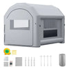 VEVOR Inflatable Paint Booth, 13 x 10 x 9 ft, Portable Spray Booth with 750W Powerful Blower and Large Filter Cotton, Arched Roof Blow Up Painting Tent for Bike, Motorcycle, and Furniture, Gray