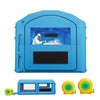 VEVOR Inflatable Paint Booth, 20 x 10 x 8 ft, Portable Spray Booth with 480W+750W Blowers and Large Filter Cotton, Arched Roof Blow Up Painting Tent for ATV, Motorcycle, and Medium Furniture, Blue