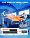 VEVOR Inflatable Paint Booth, 21 x 13 x 10 ft, Portable Spray Booth with 1100W Powerful Blower and Large Filter Cotton, Arched Roof Blow Up Painting Tent for Mid-Size Pickup Truck, Large Furniture