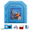 VEVOR Inflatable Paint Booth, 13.1 x 8.2 x 8.2 ft, Portable Spray Booth with 750W Powerful Blower and Large Filter Cotton, Blow Up Painting Tent for Bike, Motorcycle, and Small Furniture, Blue