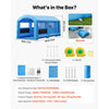 VEVOR Inflatable Paint Booth, 20 x 10 x 8 ft, Portable Spray Booth with 480W+750W Blowers, Large Filter Cotton, Changing Area, Arched Roof Painting Tent for Bike, Motorcycle, and Furniture, Blue