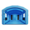 VEVOR Inflatable Paint Booth, 23 x 13 x 9 ft, Portable Spray Booth with 480W+750W Blowers, Large Filter Cotton, Changing Area, Arched Roof Painting Tent for ATV, Motorcycle, Medium Furniture, Blue