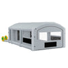 VEVOR Inflatable Paint Booth, 26 x 15 x 10 ft, Portable Spray Booth with 750W+950W Blowers, Large Filter Cotton, Changing Area, Arched Roof Painting Tent for Mid-Size Pickup, Large Furniture, Gray