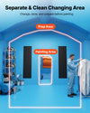 VEVOR Inflatable Paint Booth, 33 x 20 x 13 ft, Portable Spray Booth with 950W+1100W Blowers, Large Filter Cotton, Changing Area, Arched Roof Painting Tent for Full-Size Pickup Truck, Small Speedboat