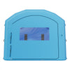 VEVOR Inflatable Paint Booth, 39 x 16 x 13 ft, Portable Spray Booth with 950W+1100W Blowers, Large Filter Cotton, Changing Area, Arched Roof Painting Tent for Heavy-Duty Pickup Truck and Van, Blue