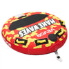 VEVOR Towable Tubes for Boating, 2-Rider Inflatable Boat Tubes and Towables, 340lbs Capacity Water Sport Tube for Boat to Pull - with Anti-Slip Pad, Full Nylon Cover, Padded Handles & Safety Valve