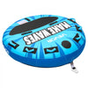 VEVOR Towable Tubes for Boating, 3-Rider Inflatable Boat Tubes and Towables, 510lbs Capacity Water Sport Tube for Boat to Pull - with Anti-Slip Pad, Full Nylon Cover, Padded Handles & Safety Valve