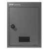 VEVOR Through The Wall Drop Box, Heavy Duty Steel Through The Wall Mailbox with 2.8-7.9" 13" Combination Lock, 12.5x6.3x16.9 Mail Drop Box, Dark Gray