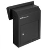 VEVOR Through The Door Key Drop Box, Heavy Duty Steel Through the Door Mailbox with 1.8" 12" Key Lock, 12x6x16" Mail Drop Box, Black
