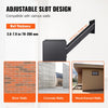 VEVOR Through The Wall Drop Box, Heavy Duty Steel Through the Wall Mailbox with 2.8-7.9" 13" Combination Lock, 13x7x17" Mail Drop Box, Black