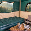 VEVOR Camping Tent, 6 Person Inflatable Cabin Tent with Rechargeable Pump, TPU Air Tube & 4 Large Mesh Windows, Portable Easy Setup Waterproof with Carry Bag for Family Outdoor Camping & Hiking, Green