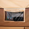 VEVOR Camping Tent, 8 Person Inflatable Cabin Tent with Rechargeable Pump, TPU Air Tube & 4 Large Mesh Windows, Portable Easy Setup Waterproof with Carry Bag for Family Outdoor Camping & Hiking, Beige