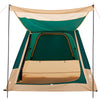 VEVOR Camping Tent, 4 Person Inflatable Cabin Tent with Rechargeable Pump, TPU Air Tube & 5 Large Mesh Windows, Portable Easy Setup Waterproof with Carry Bag for Family Outdoor Camping & Hiking, Green