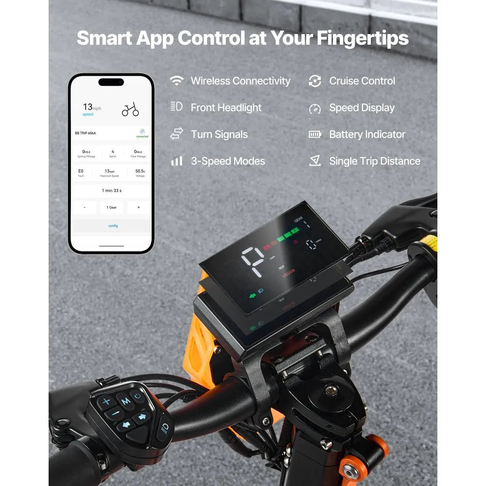 VEVOR Electric Scooter, 500W Motor, 10-Inch Tires, 24 MPH Top Speed, 25 Miles Range, Folding E-Scooter for Adults with Dual Braking, Dual Suspension & App, Max Load 330 lbs, Foldable for Commuting