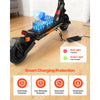 VEVOR Electric Scooter, 500W Motor, 10-Inch Tires, 24 MPH Top Speed, 25 Miles Range, Folding E-Scooter for Adults with Dual Braking, Dual Suspension & App, Max Load 330 lbs, Foldable for Commuting