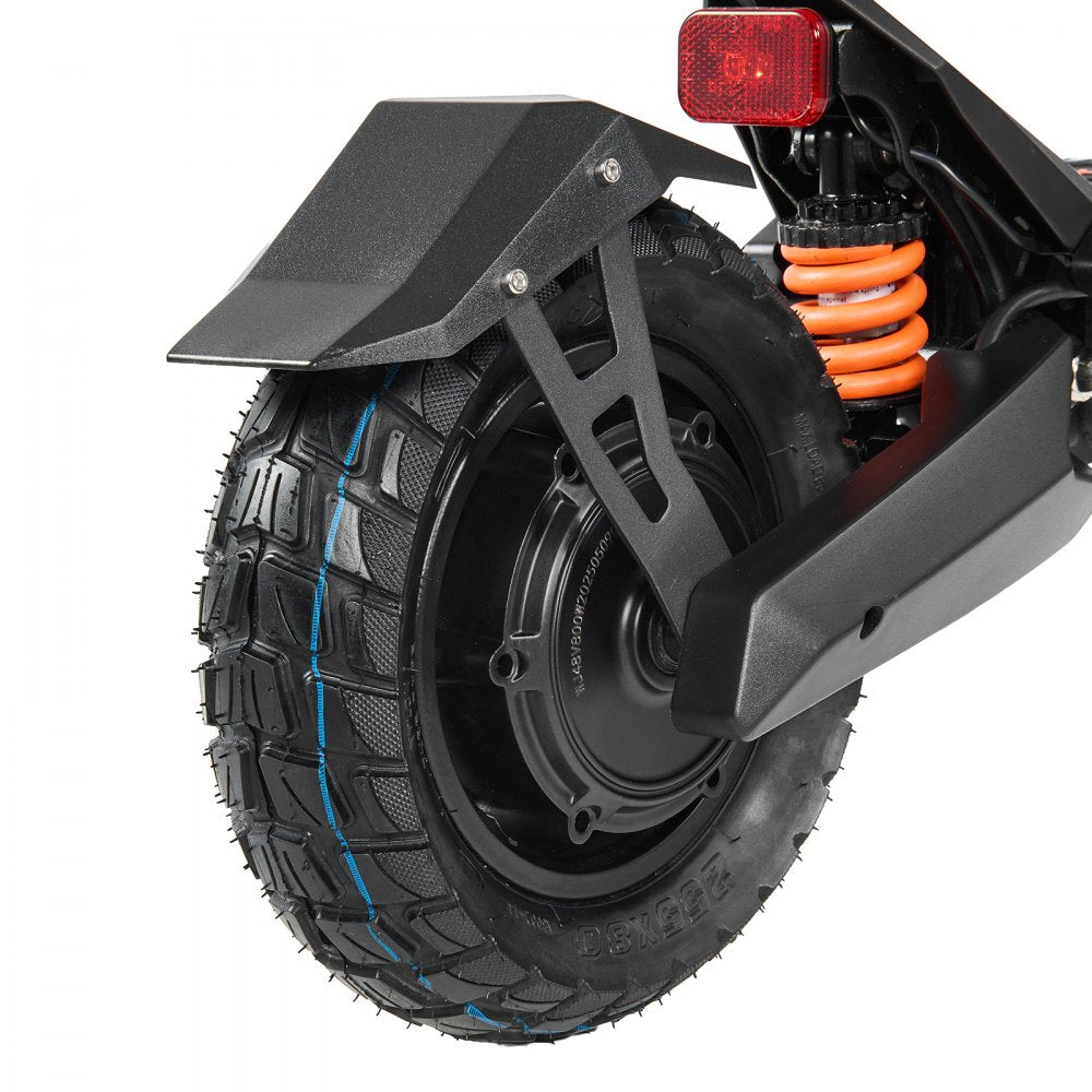 VEVOR Electric Scooter, 500W Motor, 10-Inch Tires, 24 MPH Top Speed, 25 Miles Range, Folding E-Scooter for Adults with Dual Braking, Dual Suspension & App, Max Load 330 lbs, Foldable for Commuting