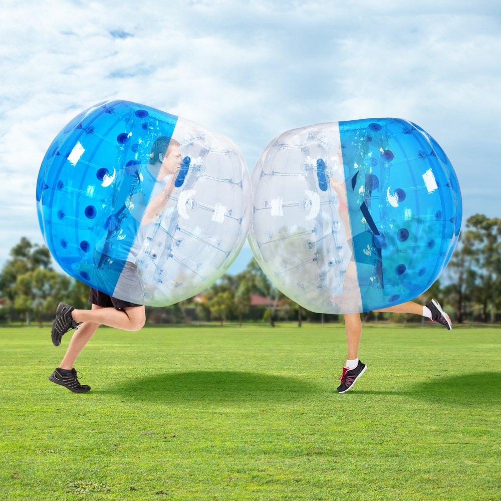 VEVOR Inflatable Bumper Ball 1-Pack, 5FT/1.5M Body Sumo Zorb Balls for Teen & Adult, 0.8mm Thick PVC Human Hamster Bubble Balls for Outdoor Team Gaming Play, Bumper Bopper Toys for Garden, Yard, Park