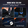 VEVOR 1 PC 3 FT Whip Light with Spring Base, Led Whip Light with APP & Remote Control, Waterproof 360° Spiral RGB Chasing Lighted Whip with 2 Flags, for UTVs, ATVs, Motorcycles, RZR, Can-am, Go-karts