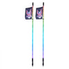 VEVOR 2 PCS 3 FT Whip Light, APP & RF Remote Control Led Whip Light, Waterproof 360° Spiral RGB Chasing Lighted Whips with 4 Flags, for UTVs, ATVs, Motorcycles, RZR, Can-am, Trucks, Off-road, Go-karts