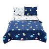 VEVOR Kids Comforter Set, 5 Pieces, Twin Bedding Sets with 1 Comforter, 1 Flat Sheet, 1 Fitted Sheet, 2 Pillowcases, Soft Microfiber & Space Printed, Bedding Comforter Sets for Boys Girls Teen