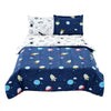 VEVOR Kids Comforter Set, 5 Pieces, Twin Bedding Sets with 1 Comforter, 1 Flat Sheet, 1 Fitted Sheet, 2 Pillowcases, Soft Microfiber & Space Printed, Bedding Comforter Sets for Boys Girls Teen