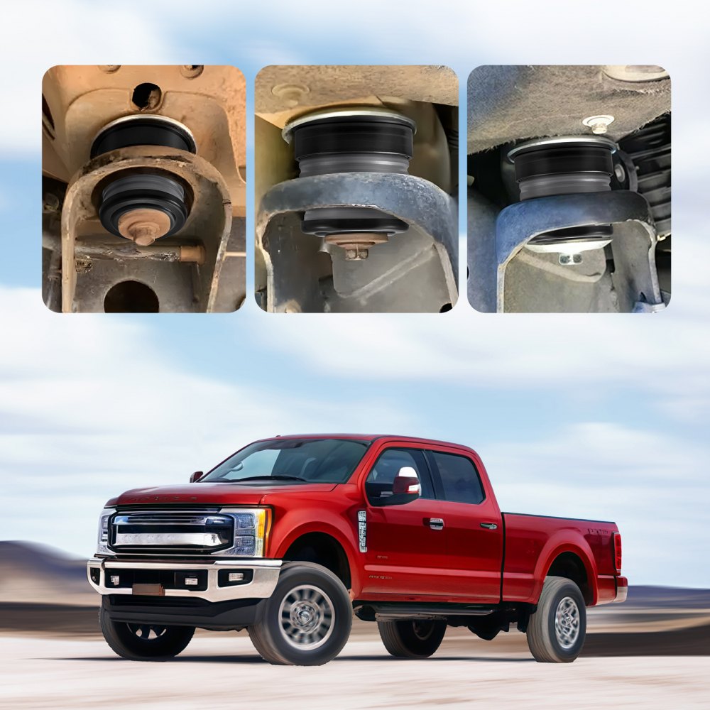 VEVOR Body Mount Bushing Kit, Compatible with 2008-2016 F250 F350 Super Duty, 48 PCS Silicone Body Mount Kit, Quick Replacement, Durable Components for Improving Bumpy Driving Performance, Gray