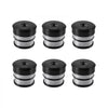 VEVOR Body Mount Bushing Kit, Compatible with 2008-2016 F250 F350 Super Duty, 48 PCS Silicone Body Mount Kit, Quick Replacement, Durable Components for Improving Bumpy Driving Performance, Gray