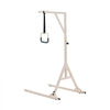 VEVOR Trapeze Bar for Bed Mobility, Height-Adjustable Bed Trapeze with 2 Casters, 350LBS Weight Capacity Heavy Duty Pull Up Trapeze Bar with Floor Stand for Elderly, Disabled, Bedridden Patients