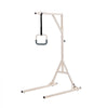 VEVOR Trapeze Bar for Bed Mobility, Height-Adjustable Bed Trapeze with 2 Casters, 350LBS Weight Capacity Heavy Duty Pull Up Trapeze Bar with Floor Stand for Elderly, Disabled, Bedridden Patients