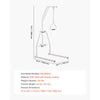VEVOR Trapeze Bar for Bed Mobility, Bed Trapeze with Clamps and Floor Stand, 250LBS Weight Capacity Bed Pull Up Assist for Elderly, Patients & Disabled, Suitable for Home Care, Hospital, Nursing Home