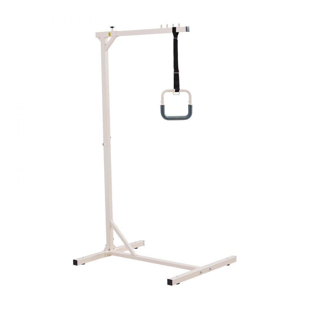 VEVOR Trapeze Bar for Bed Mobility, Heavy-Duty Steel Free Standing Trapeze Bar 250 LBS Weight Capacity, Hospital Bed Pull Up Assist for Elderly & Disabled, Ideal for Hospitals, Nursing Home, Home Care