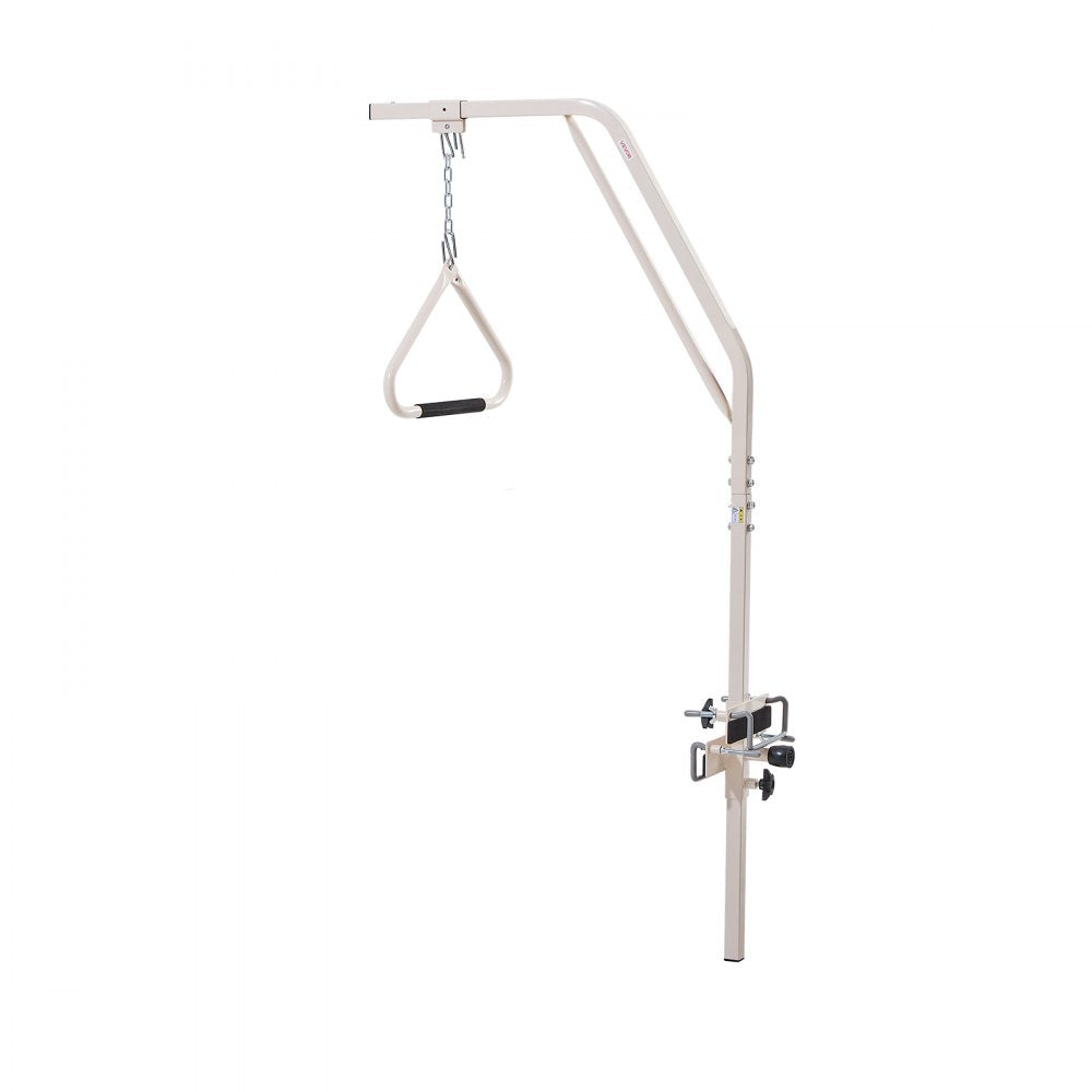 VEVOR Trapeze Bar for Bed Mobility, Medical Bed Trapeze with Clamps & Metal Chain, 250LBS Weight Capacity Bed Pull Up Assist for Elderly & Disabled, Ideal for Home Care, Hospitals, Nursing Homes