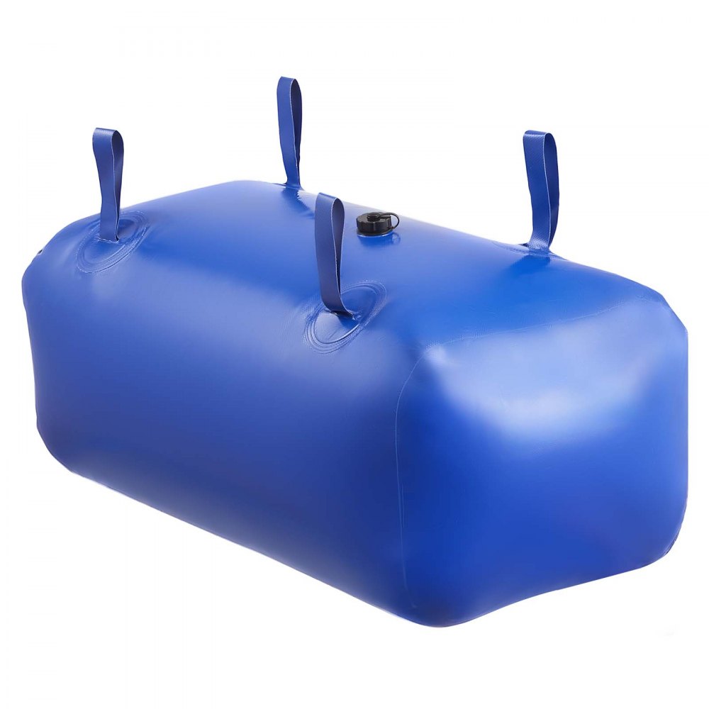 VEVOR Water Storage Bladder 30 Gallon Large Capacity Water Bag, Portable & Collapsible Soft Waters Container, Leakproof & Tear-Resistant PVC Emergency Waters Storage Tank for RV Truck & Outdoor Use