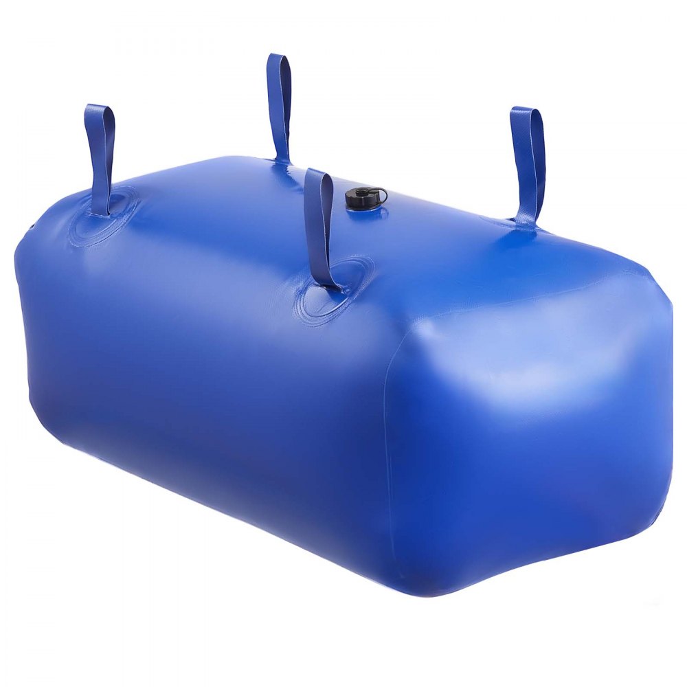 VEVOR Water Storage Bladder 30 Gallon Large Capacity Water Bag, Portable & Collapsible Soft Waters Container, Leakproof & Tear-Resistant PVC Emergency Waters Storage Tank for RV Truck & Outdoor Use