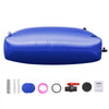 VEVOR 1000L/264 Gallon Water Storage Bladder, RV Water Tank, 1000D Blue PVC Collapsible Water Storage Containers, Large Capacity Soft Water Bag, Portable Water Bladder, Fire Prevention, Camping