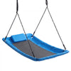 VEVOR Platform Tree Swing for Kids and Adults 700 lbs 60" Rectangle Blue, for Backyard Outdoor & Indoor, 900D Oxford Fabric Giant Seat with 2 Hanging Straps, Adjustable Ropes and Curved Edge Design