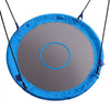 VEVOR Tree Swing 60" Saucer Swing for Kids & Adults 700 lbs Weight Capacity, for Backyard Outdoor & Indoor, 360° Rotation, 900D Oxford Fabric Round Seat with 2 Hanging Straps & Adjustable Ropes, Blue