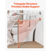 VEVOR Toilet Safety Rail, 31.5 Inch U-Shaped Handicap Grab Bar, 304 Stainless Steel Senior Safety Pole, Toilet Grab Bars with Anti-Slip Handle, 300 Lbs Load Capacity Security Handrail with Support Leg